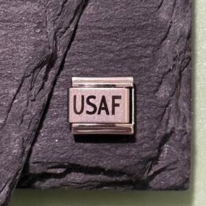 USAF Italian Charm Bracelet Link